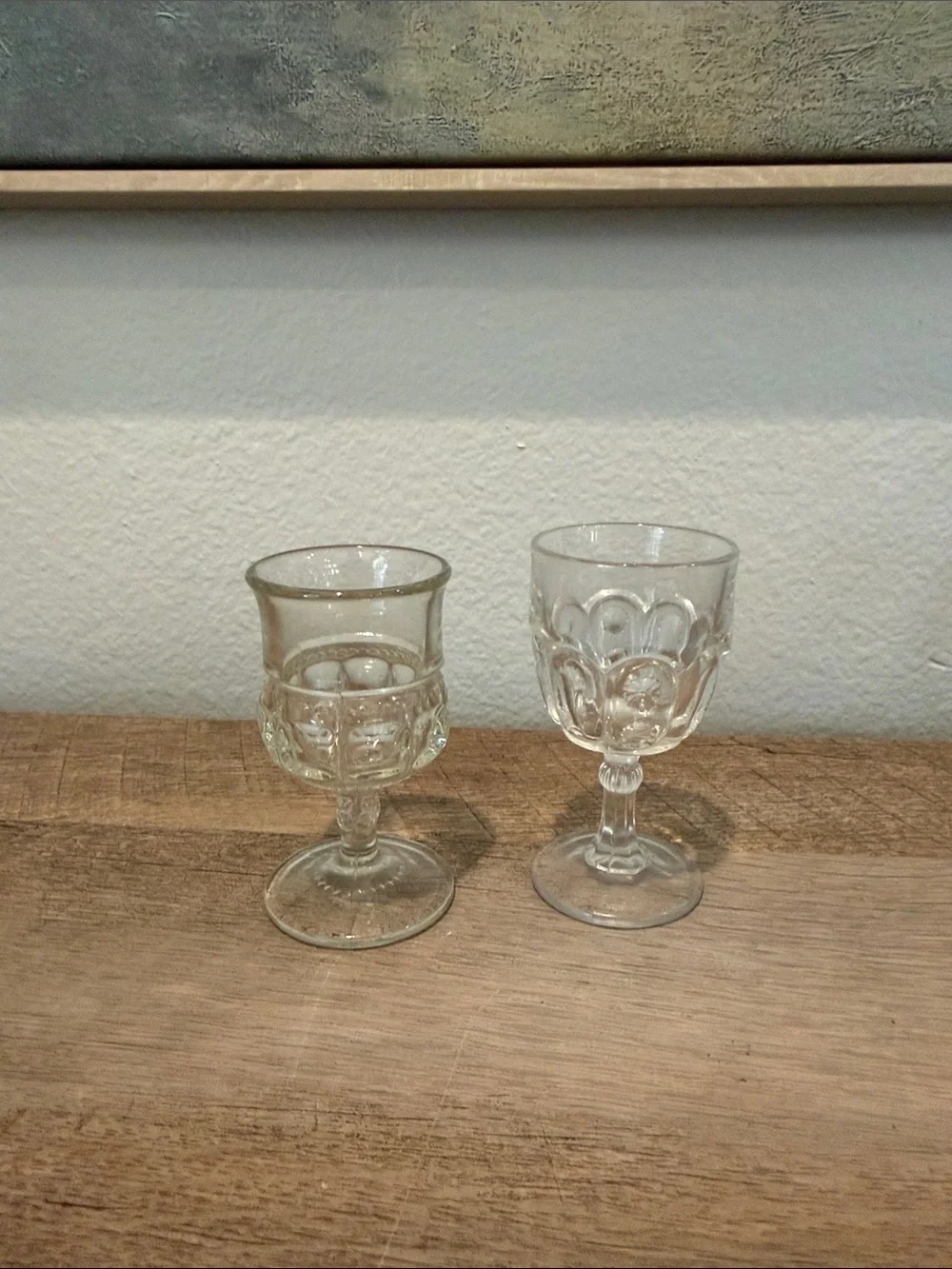 Two Vintage Cordial Glasses- Set of 2
